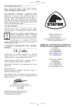 Предварительный просмотр 38 страницы stayer TH1000AK Operating Instructions Manual