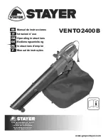 stayer VENTO2400B Operating Instructions Manual preview