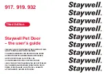 Staywell 917 User Manual preview