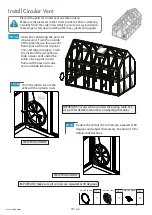 Предварительный просмотр 38 страницы STC Easy Grow 6x12 Greenhouse Assembly Instructions Manual