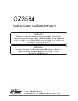 Preview for 8 page of STC Gazebo GZ3584 Installation Instructions Manual