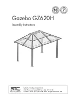 STC GZ620H Assembly Instructions Manual preview