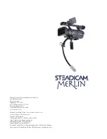 Предварительный просмотр 48 страницы Steadicam Merlin 2 Setup And Operation Manual