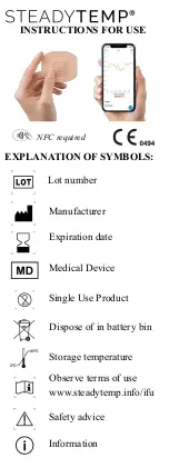 SteadySense SteadyTemp User Manual preview