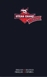 SteakChamp 3-COLOR Quick Start Manual preview