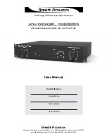 Stealth Acoustics 255R User Manual preview