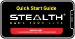Stealth Body Fitness Stealth Personal Quick Start Manual preview
