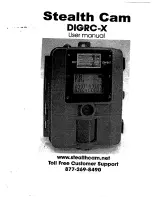 Stealth Cam DIGRC-X User Manual preview