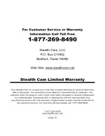 Предварительный просмотр 33 страницы Stealth Cam DIGRC-XTRV User Manual