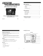 Stealth Cam EPIC Viewer User Manual preview