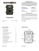 Preview for 1 page of Stealth Cam STC-U732IR Instruction Manual