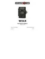 Preview for 1 page of Stealth Cam Titan STC-Z3IR Instruction Manual