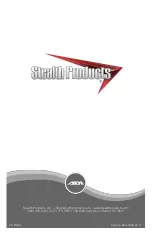 Предварительный просмотр 20 страницы Stealth Products ADI Q-Back 2.0 AFT Series Owner'S Manual