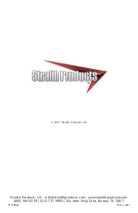 Предварительный просмотр 16 страницы Stealth Products ADI Q-Back 2.0 Owner'S Manual