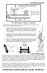 Предварительный просмотр 3 страницы Stealth Products Stealth Positioning Foot Positioners Manual