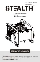 Предварительный просмотр 1 страницы Stealth 3300382 Operator'S Manual