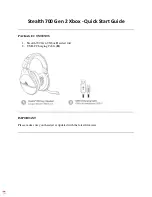 Stealth 700 Gen 2 Xbox Quick Start Manual preview