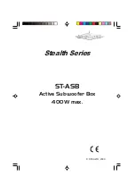 Preview for 1 page of Stealth ST-ASB Manual