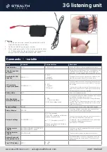 StealthTronic 3G User Manual preview