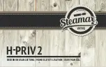 Preview for 1 page of STEAMAX H-PRIV2 User Manual