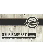 STEAMAX Osub Baby Set User Manual preview