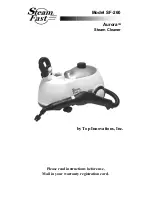 Steamfast Aurora SF-260 Instructions Manual preview