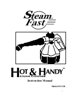 Steamfast Hot & Handy SF-220 Instruction Manual preview