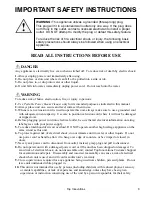 Preview for 3 page of Steamfast MODEL SF-246 User Manual