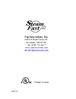 Preview for 16 page of Steamfast QuickSteam SF-465 Instructions Manual