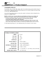 Preview for 13 page of Steamfast SF-142 User Manual