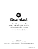 Preview for 56 page of Steamfast SF-375 Owner'S Manual