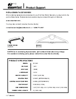 Preview for 14 page of Steamfast SF-520 Owner'S Manual