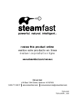 Preview for 16 page of Steamfast SF-520 Owner'S Manual