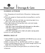 Preview for 12 page of Steamfast SF-707 Owner'S Manual