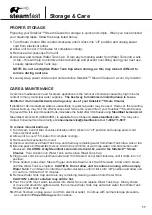 Preview for 11 page of Steamfast Sidekick SF-320 Owner'S Manual