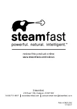 Preview for 16 page of Steamfast Sidekick SF-320 Owner'S Manual