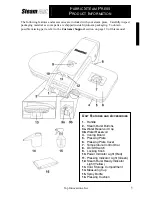 Предварительный просмотр 5 страницы Steamfast SteamFast SP-660 Instruction Manual