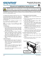 Steamist SM-12 Installation Instructions Manual preview