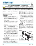 Preview for 5 page of Steamist SM-12 Installation Instructions Manual