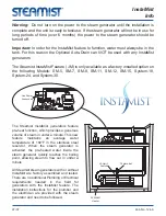 Preview for 11 page of Steamist SM-12 Installation Instructions Manual