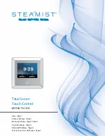 Preview for 1 page of Steamist Total Sense TSC-450 Quick Start Manual