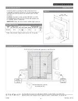 Preview for 8 page of Steamist TSG-15 Electrical Installation Instructions