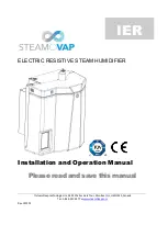 SteamOvap IER Series Installation And Operation Manual preview