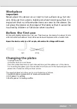 Preview for 15 page of Steba 3 in 1 SG 65 Instructions For Use Manual