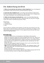 Preview for 8 page of Steba BM 1 Instructions For Use Manual