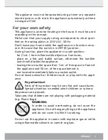 Preview for 9 page of Steba CH 1 ECO Instructions For Use Manual