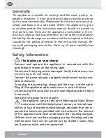 Preview for 8 page of Steba EM 3 Instructions For Use Manual