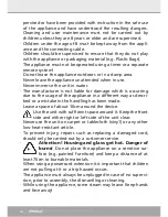 Preview for 14 page of Steba FG 120 Instructions For Use Manual