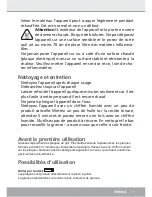 Preview for 17 page of Steba FG 56 Instructions For Use Manual