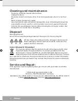 Preview for 12 page of Steba FG55 Instructions For Use Manual